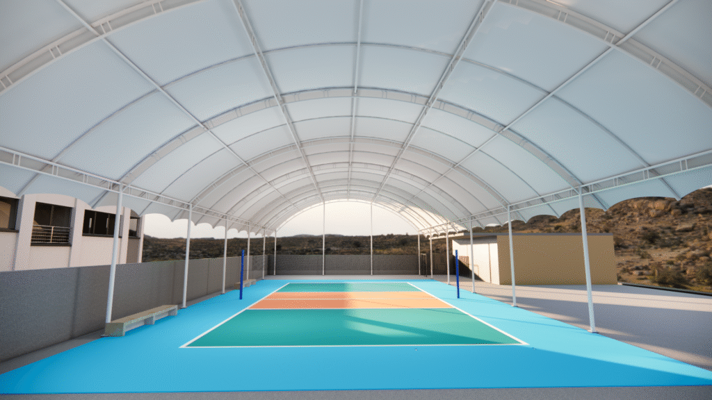 tenda membrane Lapangan Padel Jakarta